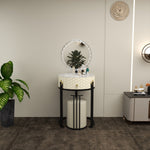 Load image into Gallery viewer, Modern Round Marble Dressing Table
