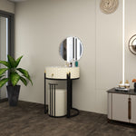 Load image into Gallery viewer, Modern Round Marble Dressing Table
