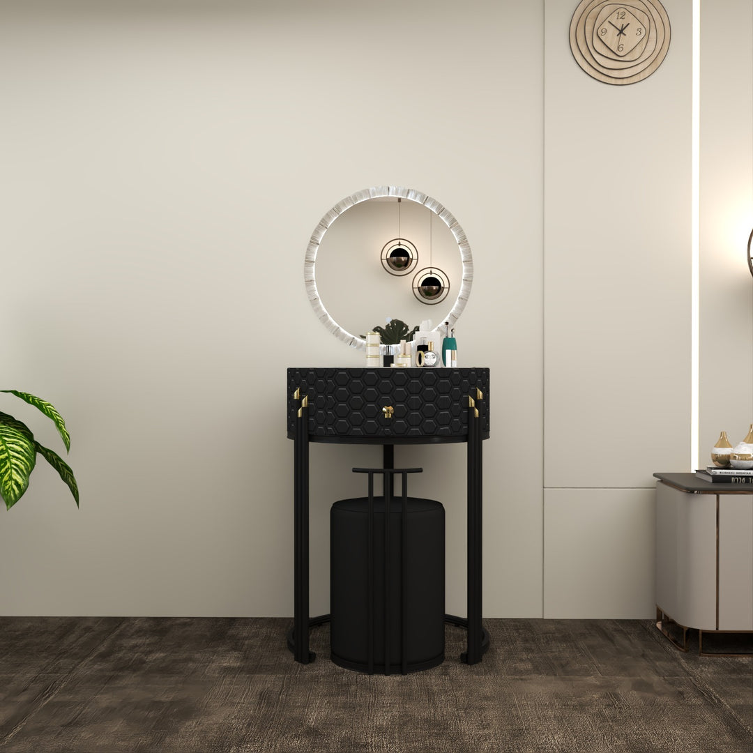 Modern Round Marble Dressing Table