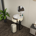 Load image into Gallery viewer, Modern Round Marble Dressing Table
