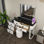 Load image into Gallery viewer, High Gloss Dressing Table with Drawers
