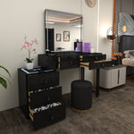 Load image into Gallery viewer, High Gloss Dressing Table with Drawers
