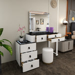 Load image into Gallery viewer, High Gloss Dressing Table with Drawers

