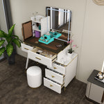 Load image into Gallery viewer, High Gloss Dressing Table with Mirror
