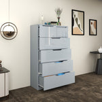 Load image into Gallery viewer, 6 Drawers-High Gloss Chest of Drawers
