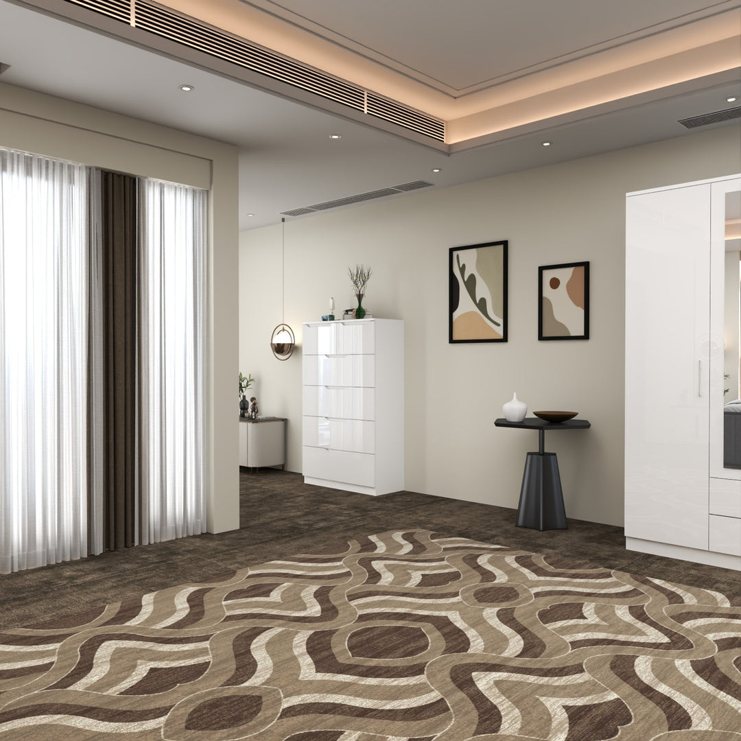 6 Drawers-High Gloss Chest of Drawers