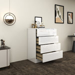 Load image into Gallery viewer, High Gloss 4-Pull-Out Storage Chest of Drawers
