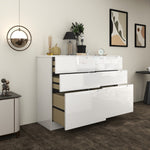 Load image into Gallery viewer, High Gloss 6 Tier Chest of Drawer
