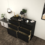 Load image into Gallery viewer, High Gloss 6 Tier Chest of Drawer
