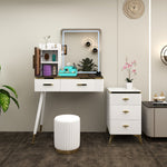 Load image into Gallery viewer, High Gloss Dressing Table with Mirror

