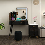 Load image into Gallery viewer, High Gloss Dressing Table with Mirror
