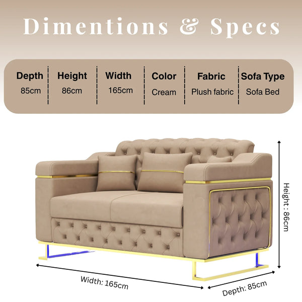 3+2 Seater Cream