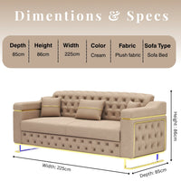 3+2 Seater Cream