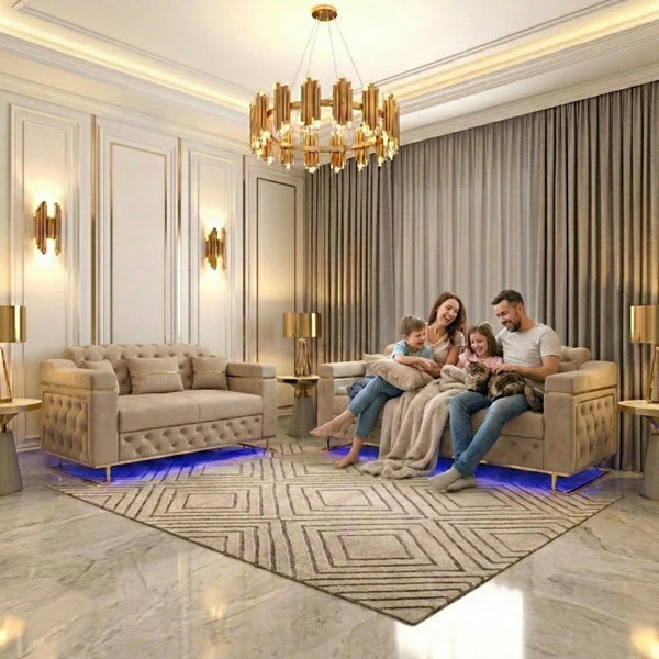 2 Seater Cream