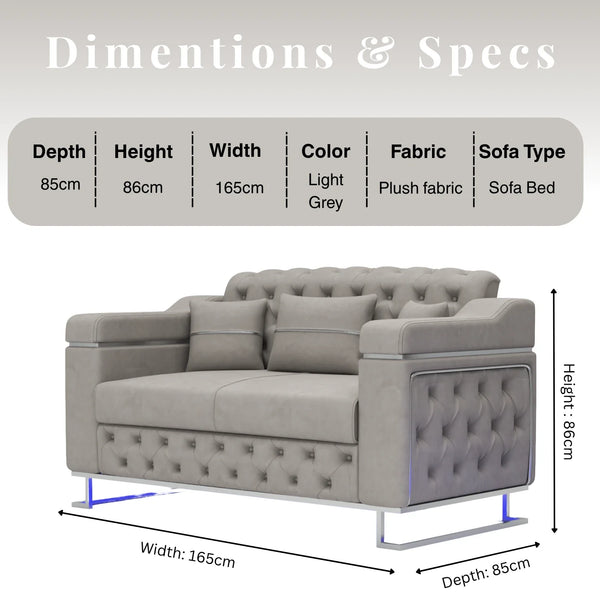 2 Seater Grey
