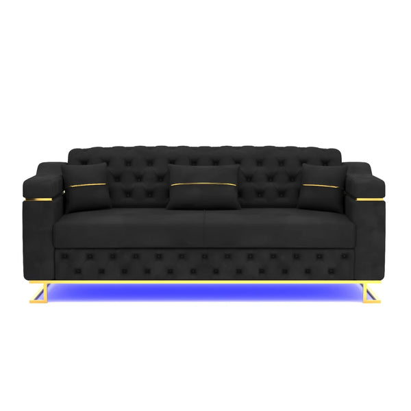 3 Seater Black