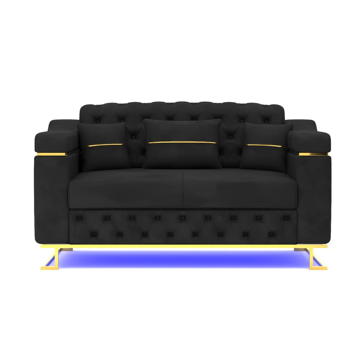 2 Seater Black