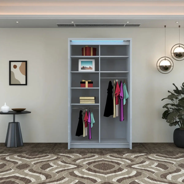 Lincoln-Sliding-Door-Wardrobe Gray