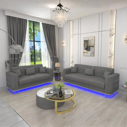 Gray 3+2 Seater