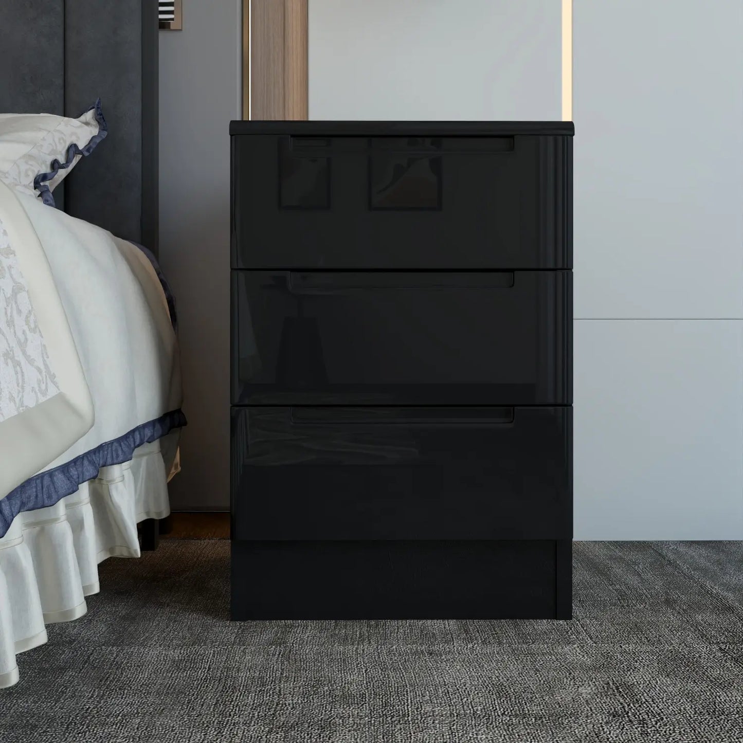 Opal Bedside Black