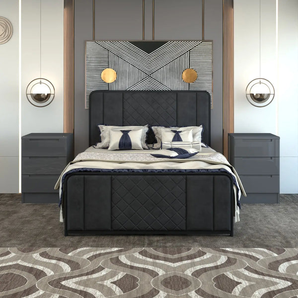 Opal Bedside DarkGray