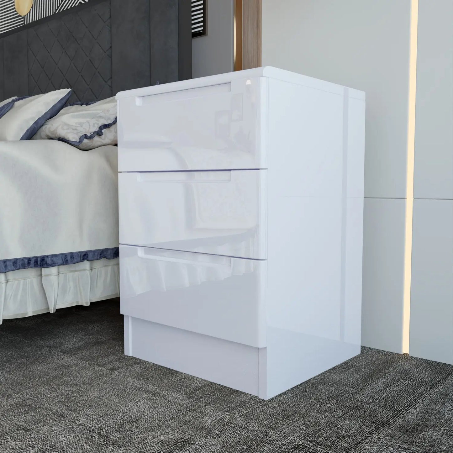 Opal Bedside White