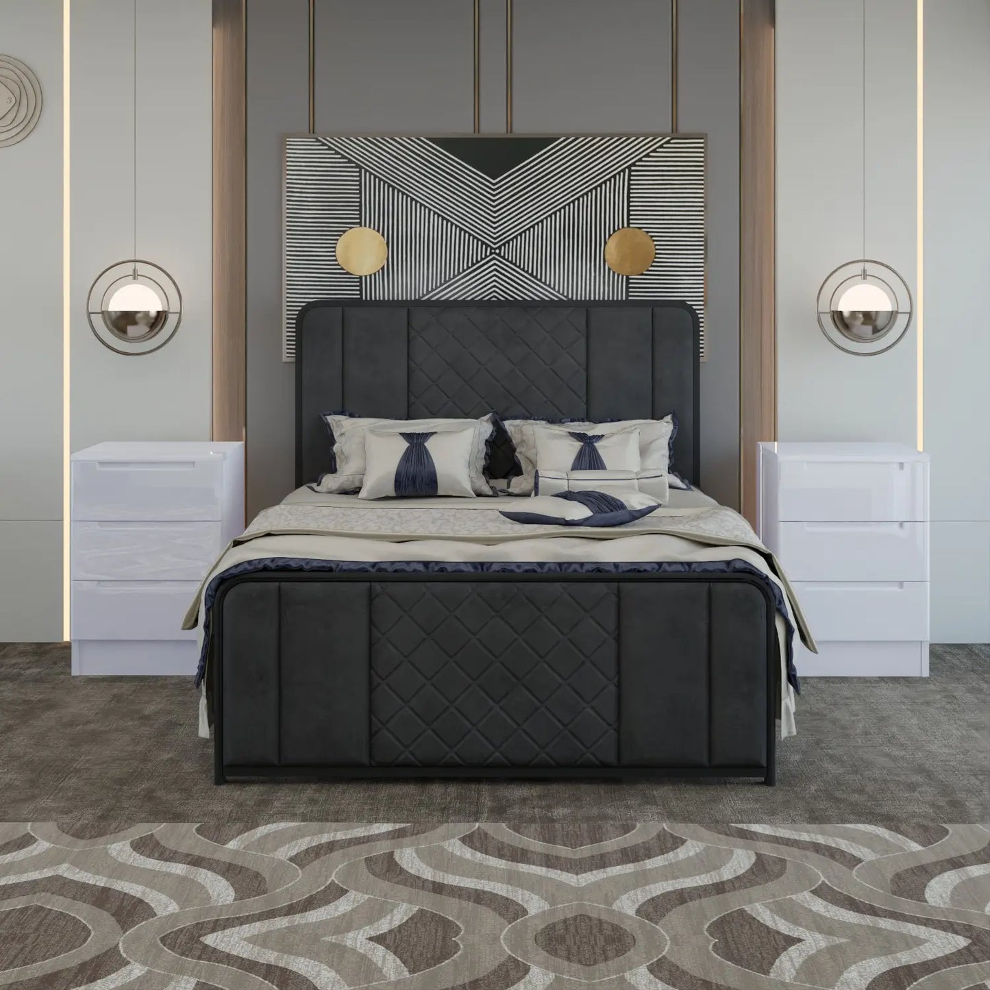 Opal Bedside White