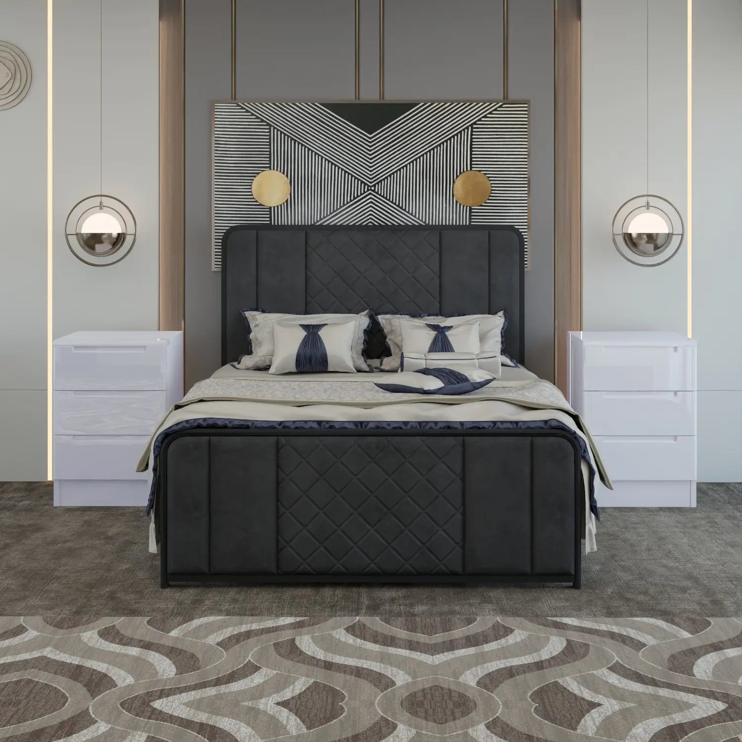 Opal Bedside White