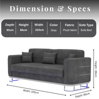 3+2 Seater Grey