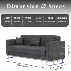 3+2 Seater Grey