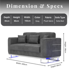 2 Seater Grey