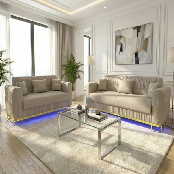 3+2 Seater Cream