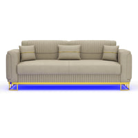 3 Seater Cream