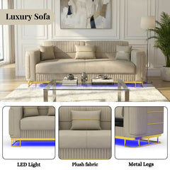 3 Seater Cream