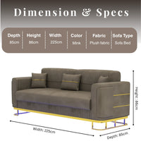 3+2 Seater Mink