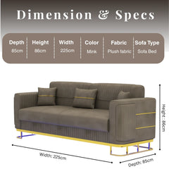 3+2 Seater Mink