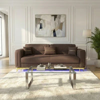 3 Seater Brown