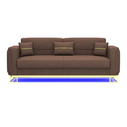 3 Seater Brown