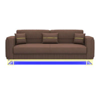 3 Seater Brown