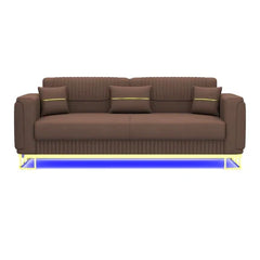 3 Seater Brown