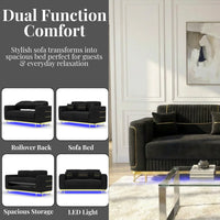 3+2 Seater Black