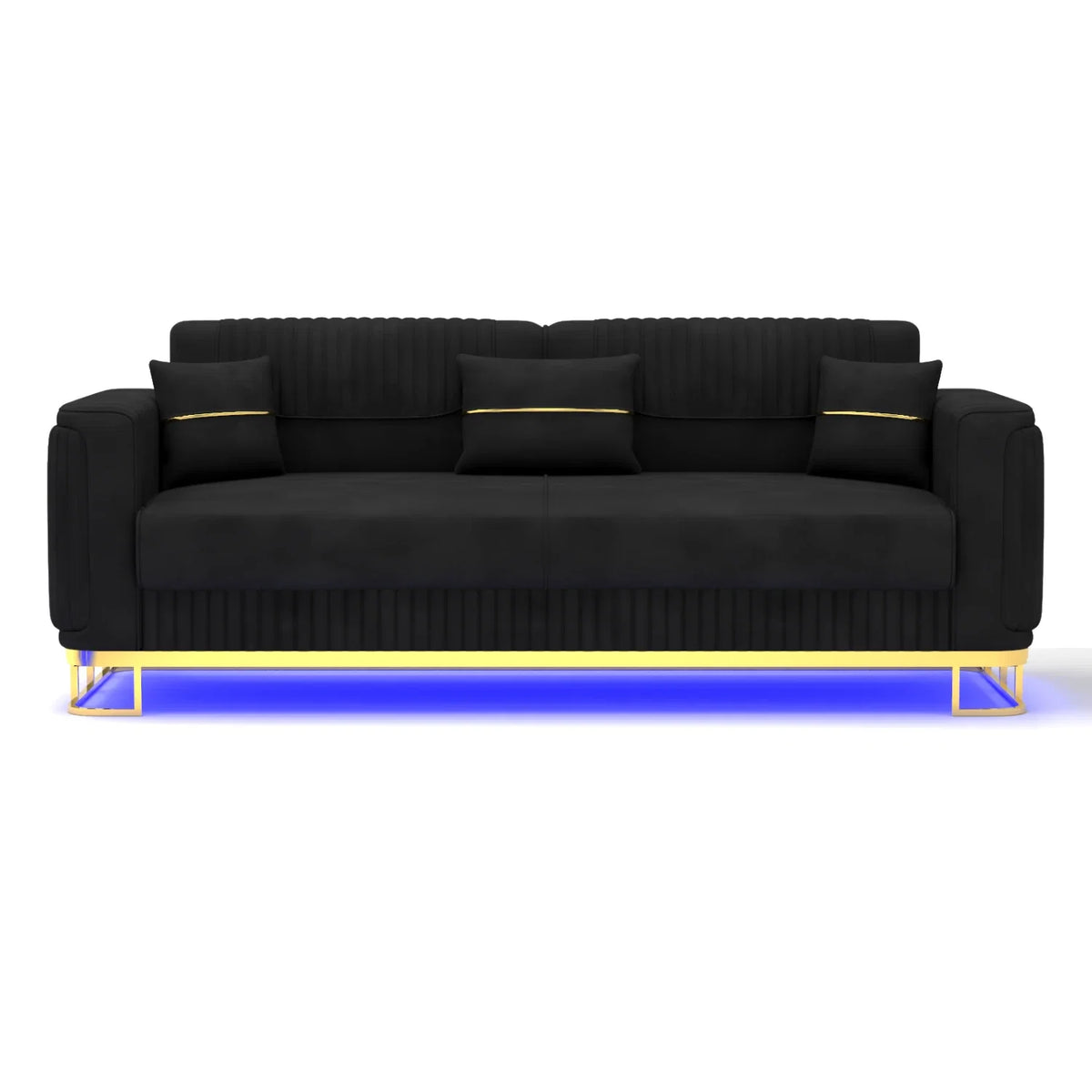 3 Seater Black