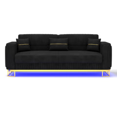 3 Seater Black