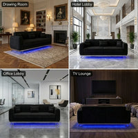 3 Seater Black