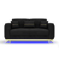 2 Seater Black