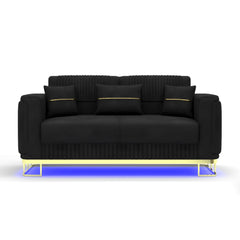 2 Seater Black