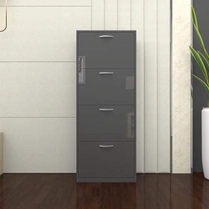 Solace 4 Tier Shoe Rack DarkGray
