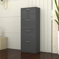 Solace 4 Tier Shoe Rack DarkGray