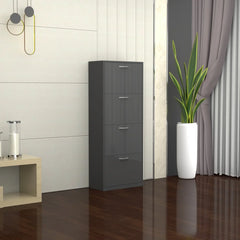 Solace 4 Tier Shoe Rack DarkGray