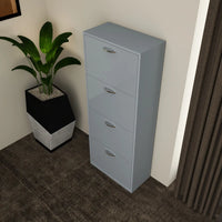 Solace 4 Tier Shoe Rack Gray